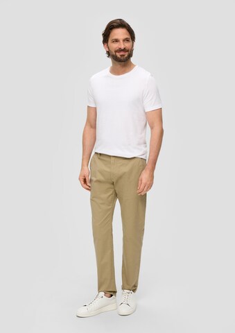 s.Oliver Slim fit Chino trousers in Beige