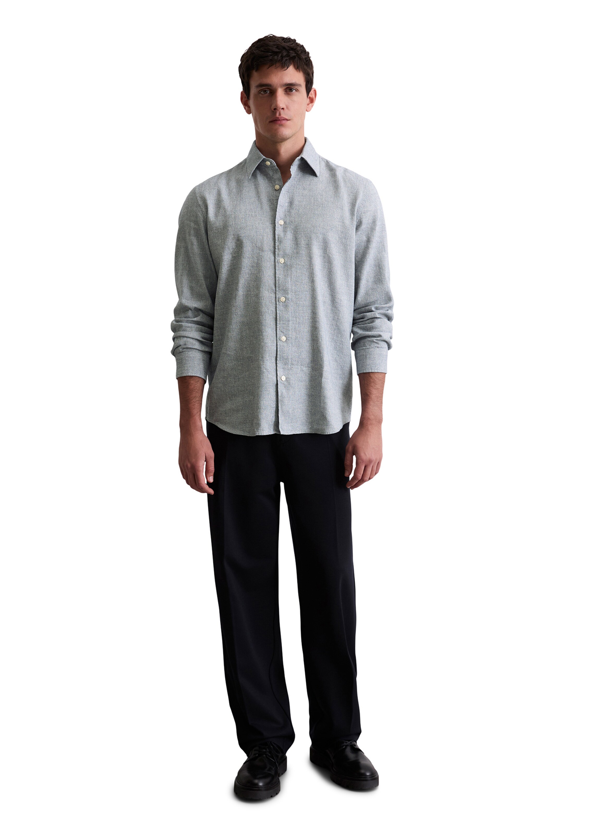 Marc O'Polo Regular fit Button Up Shirt in Blue