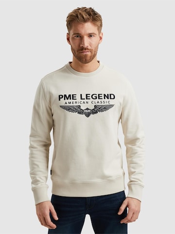 PME Legend Sweatshirt 'Sweatshirt with logo' i vit