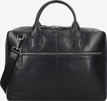 Plevier Document Bag in Black: front