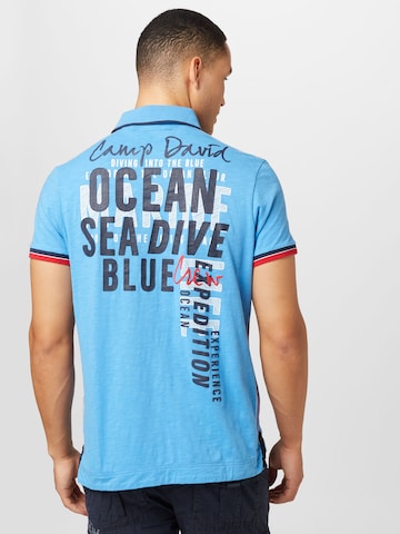 T-Shirt CAMP DAVID en bleu