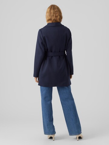 VERO MODA Between-Seasons Coat 'Dona Vivian' in Blue