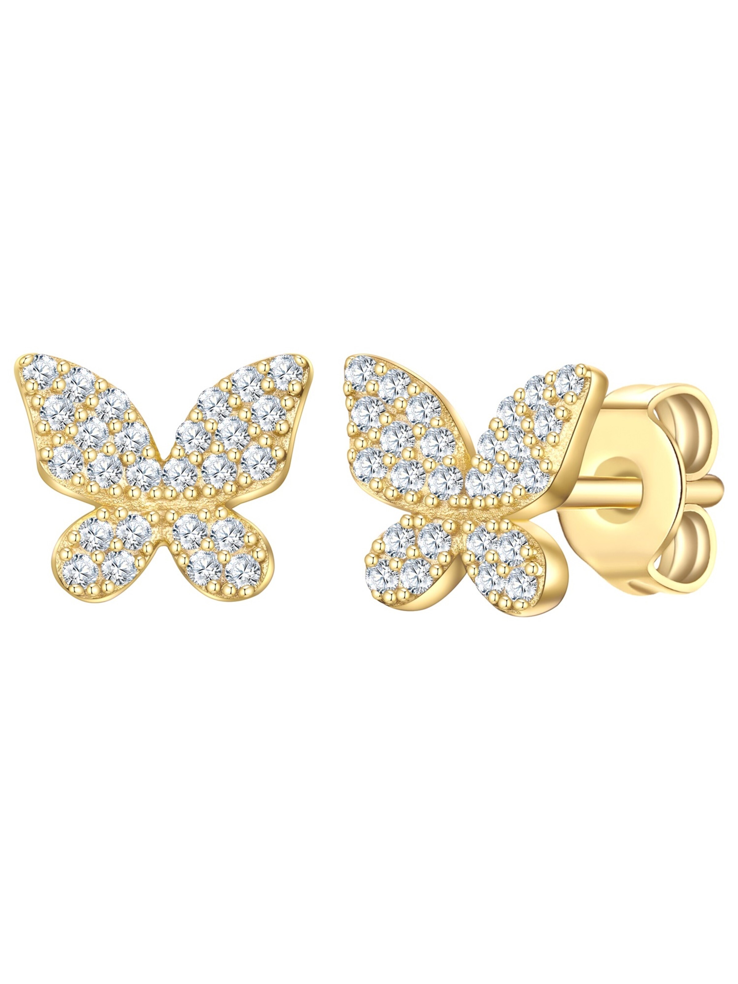 Boucles d'oreilles Rafaela Donata en or : devant