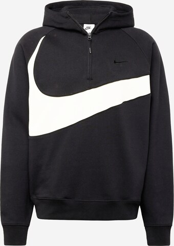 juoda Nike Sportswear Sportinio tipo megztinis: priekis