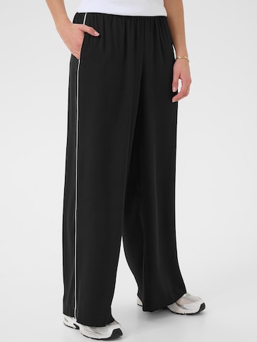 Baggy Pantaloni 'Tessa' di Kaffe in nero: frontale