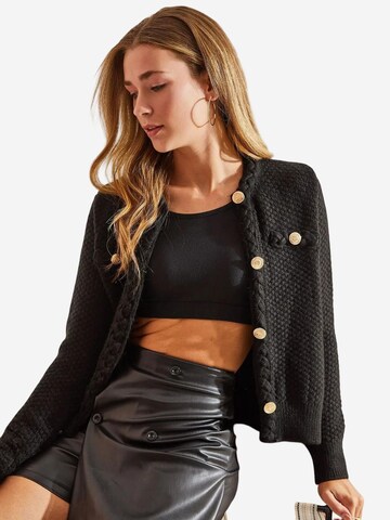 Bianco Lucci - Casaco de malha em preto