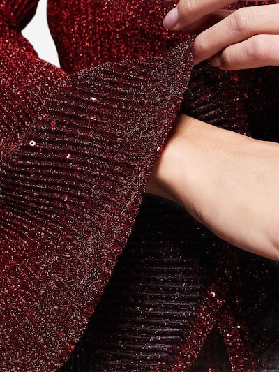 Abito da cocktail Hiccup di colore rosso scuro, Visualizzazione prodotti