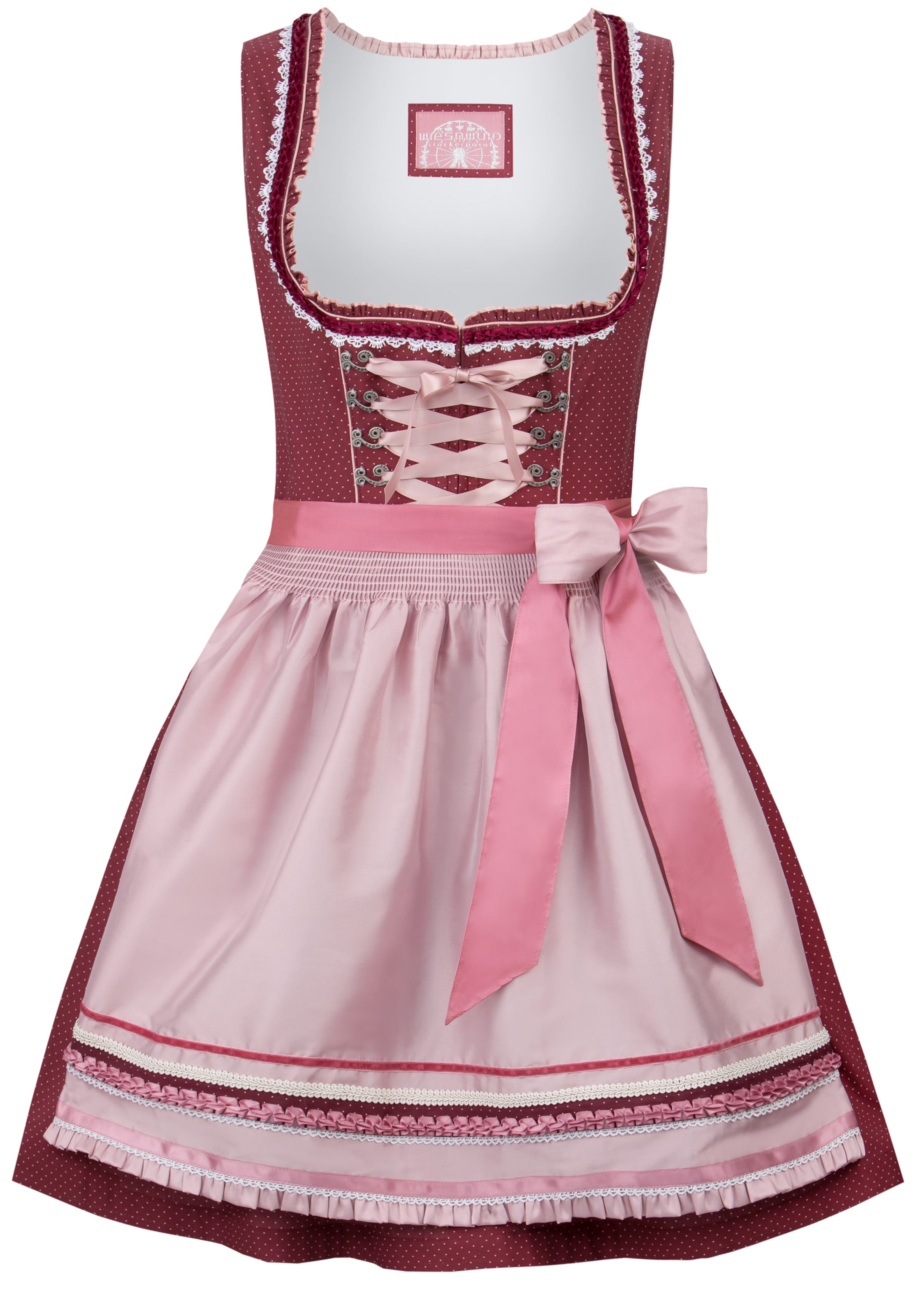 STOCKERPOINT Dirndl 'Harper' in Rood: voorkant
