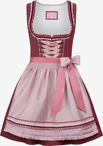 STOCKERPOINT Dirndl 'Harper' in Rood: voorkant