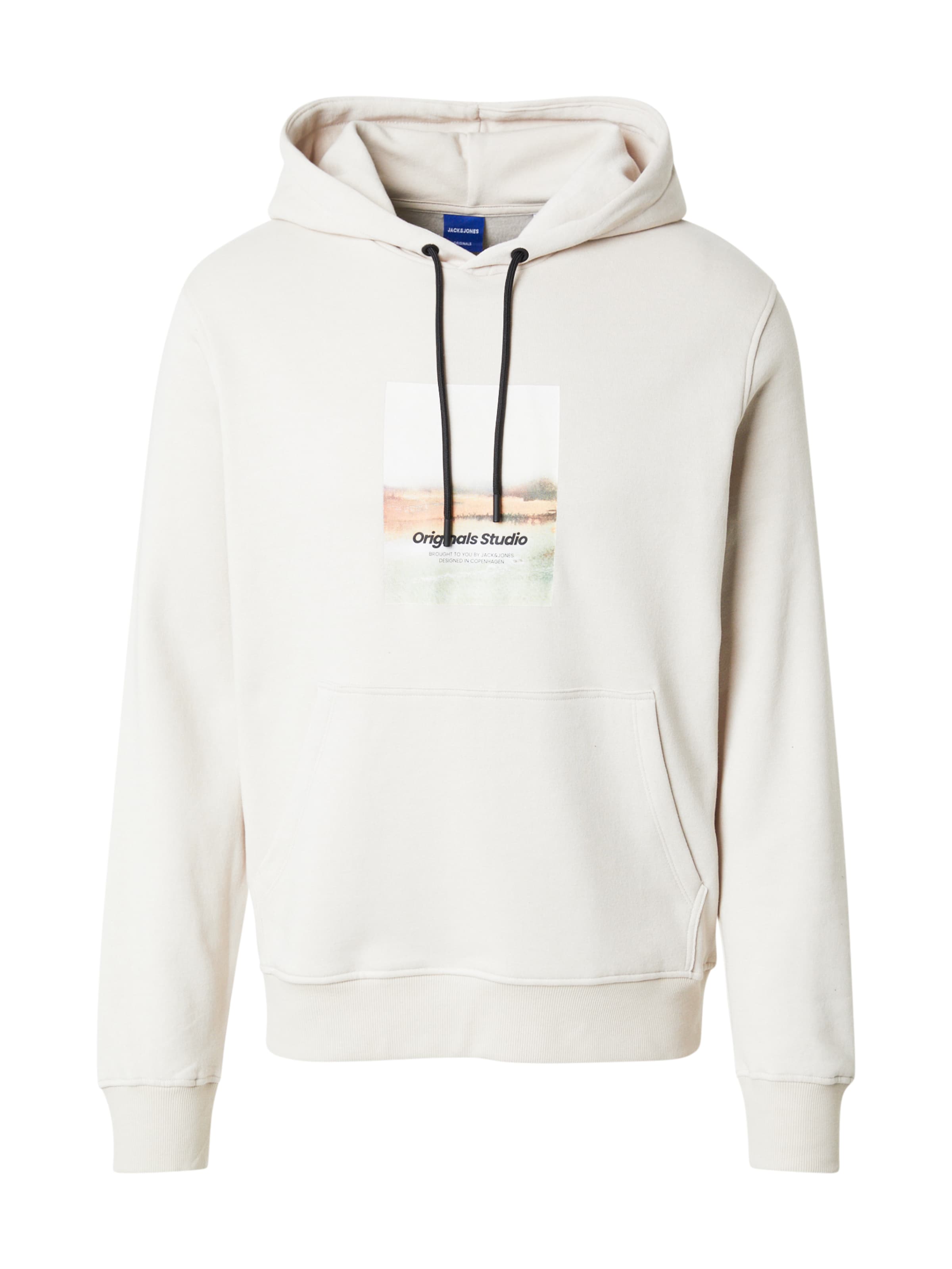 JACK & JONES Sweatshirt 'Vesterbro' in Beige: Vorderseite