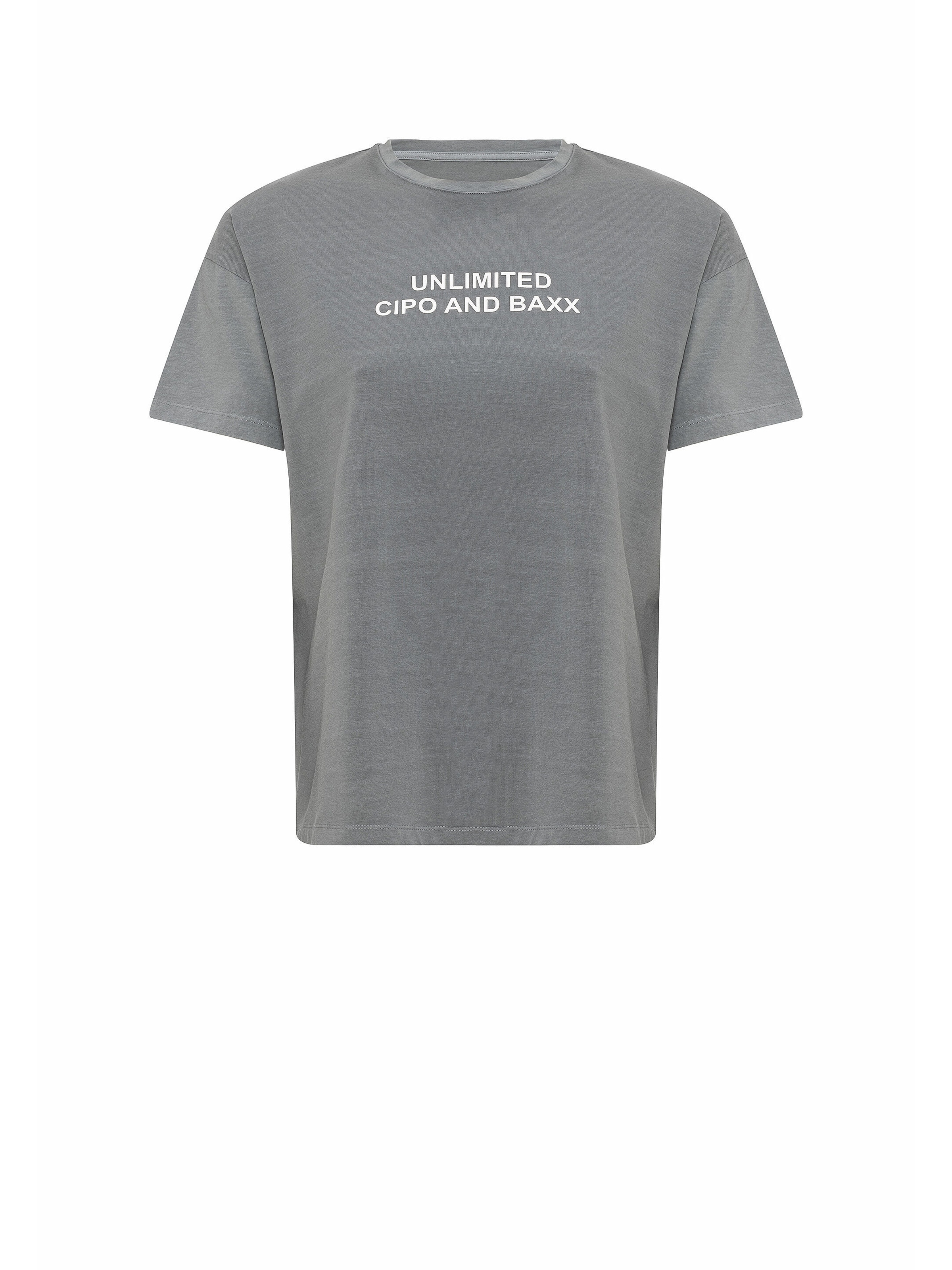 T-shirt CIPO & BAXX en gris : devant
