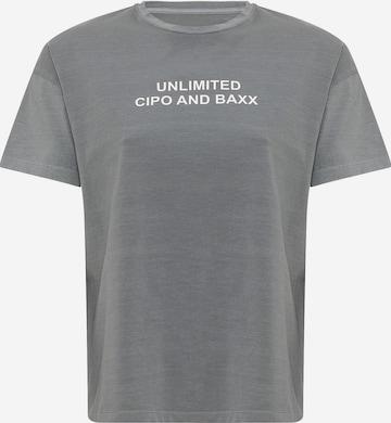 T-shirt CIPO & BAXX en gris : devant