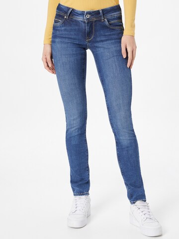 Pepe Jeans Slimfit Jeansy 'New Brooke' w kolorze niebieski: przód