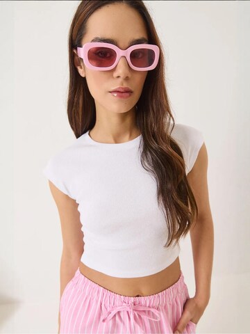 Bianco Lucci Top in Weiß: Vorderseite