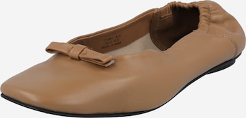 River Island Ballet Flats in Brown: front