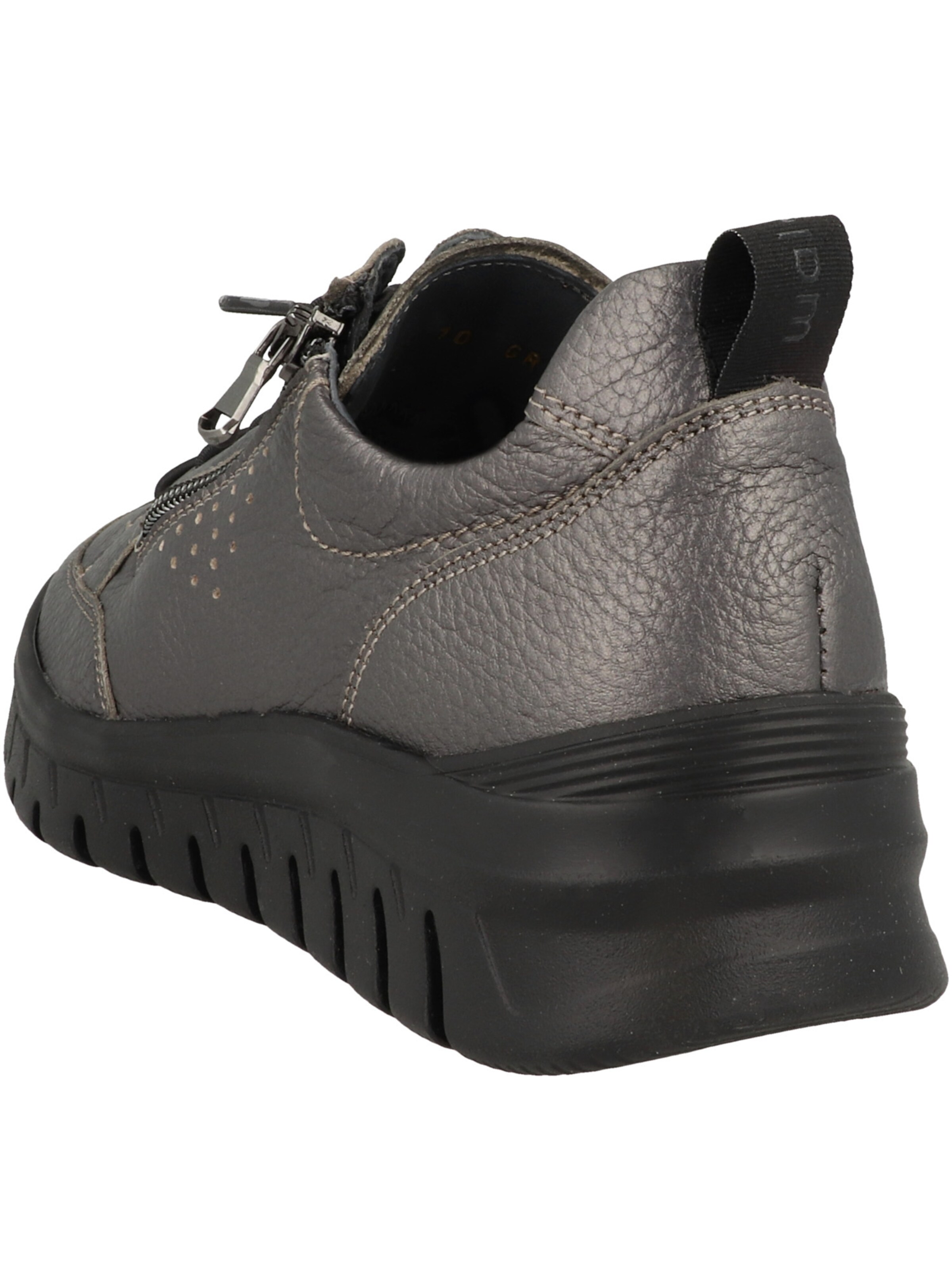 WALDLÄUFER Sportlicher Schnürschuh in Grau