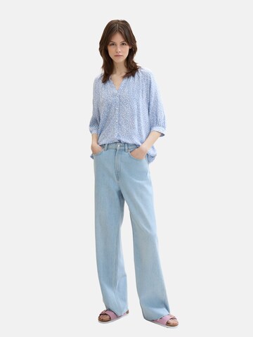 TOM TAILOR DENIM Blouse in Blue