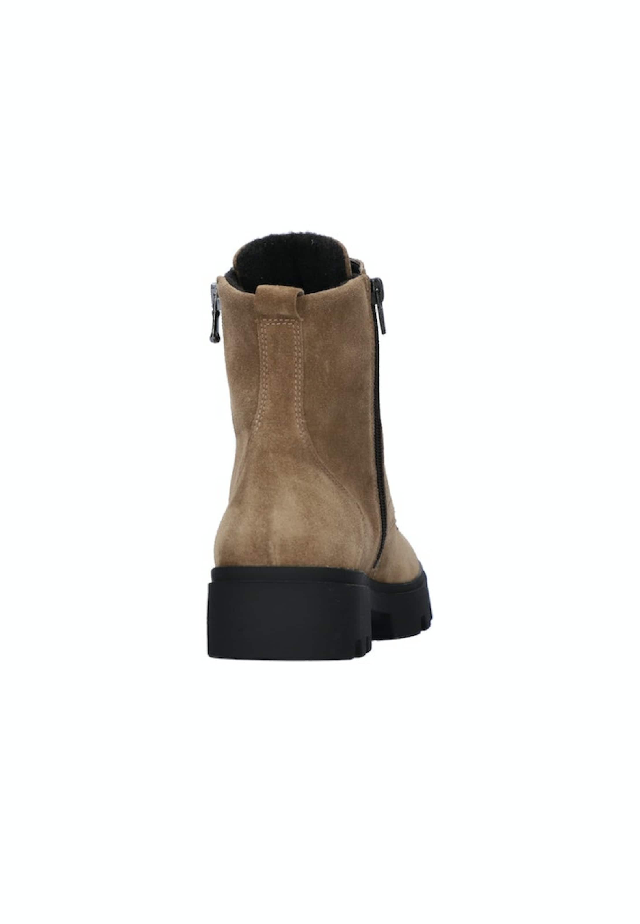 WALDLÄUFER Schnürstiefelette in Beige