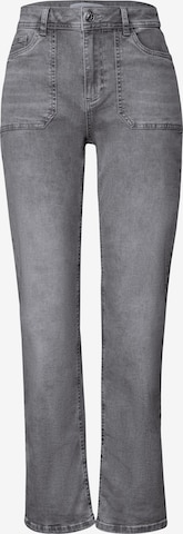 STREET ONEregular Traperice - siva boja: prednji dio