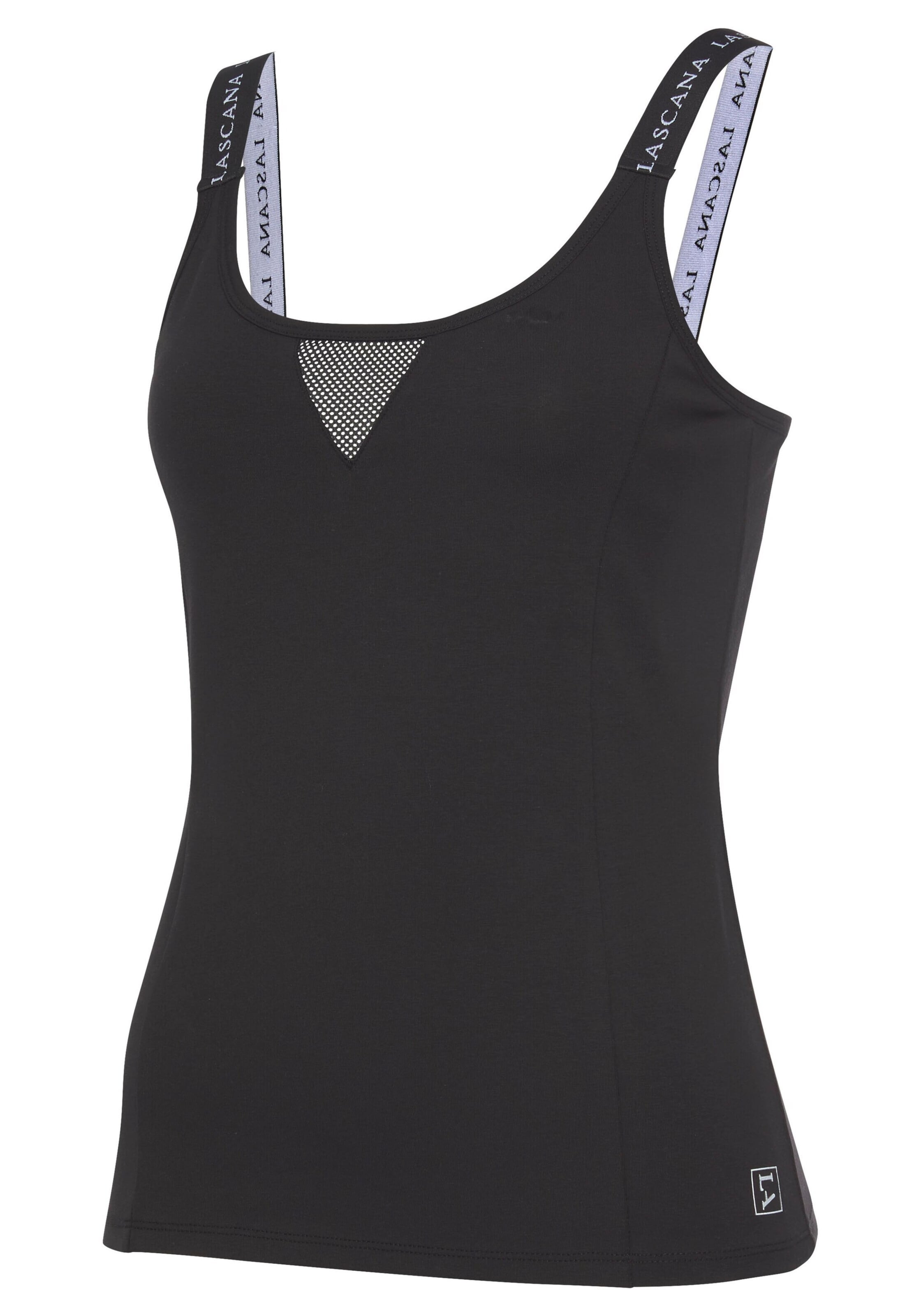 LASCANA ACTIVE - Top deportivo en negro