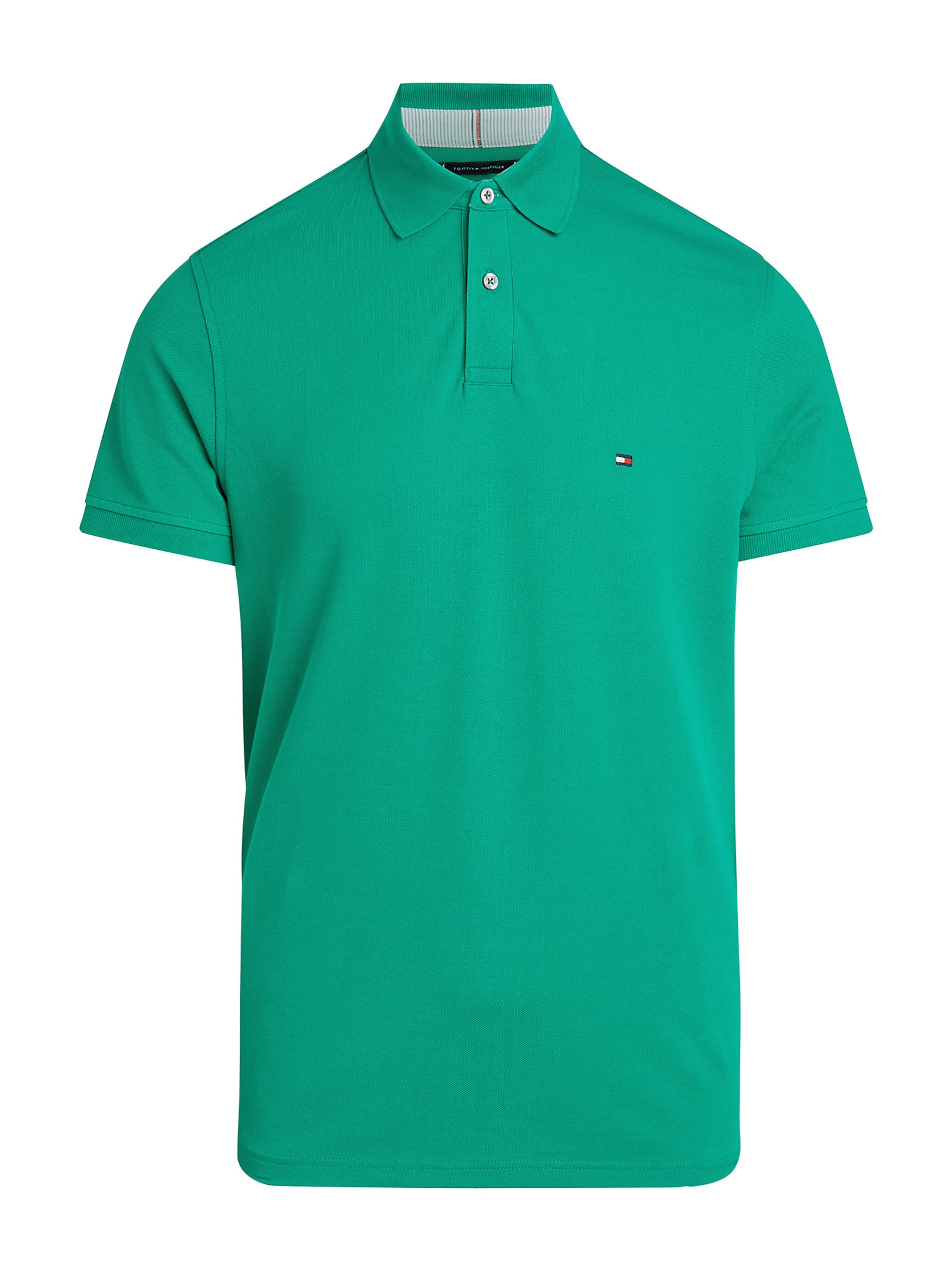 TOMMY HILFIGER Poloshirt '1985' in Grün: Vorderseite