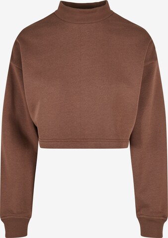 Sweat-shirt Urban Classics en marron : devant