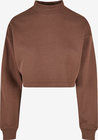 Urban Classics Sweatshirt in Brown: front