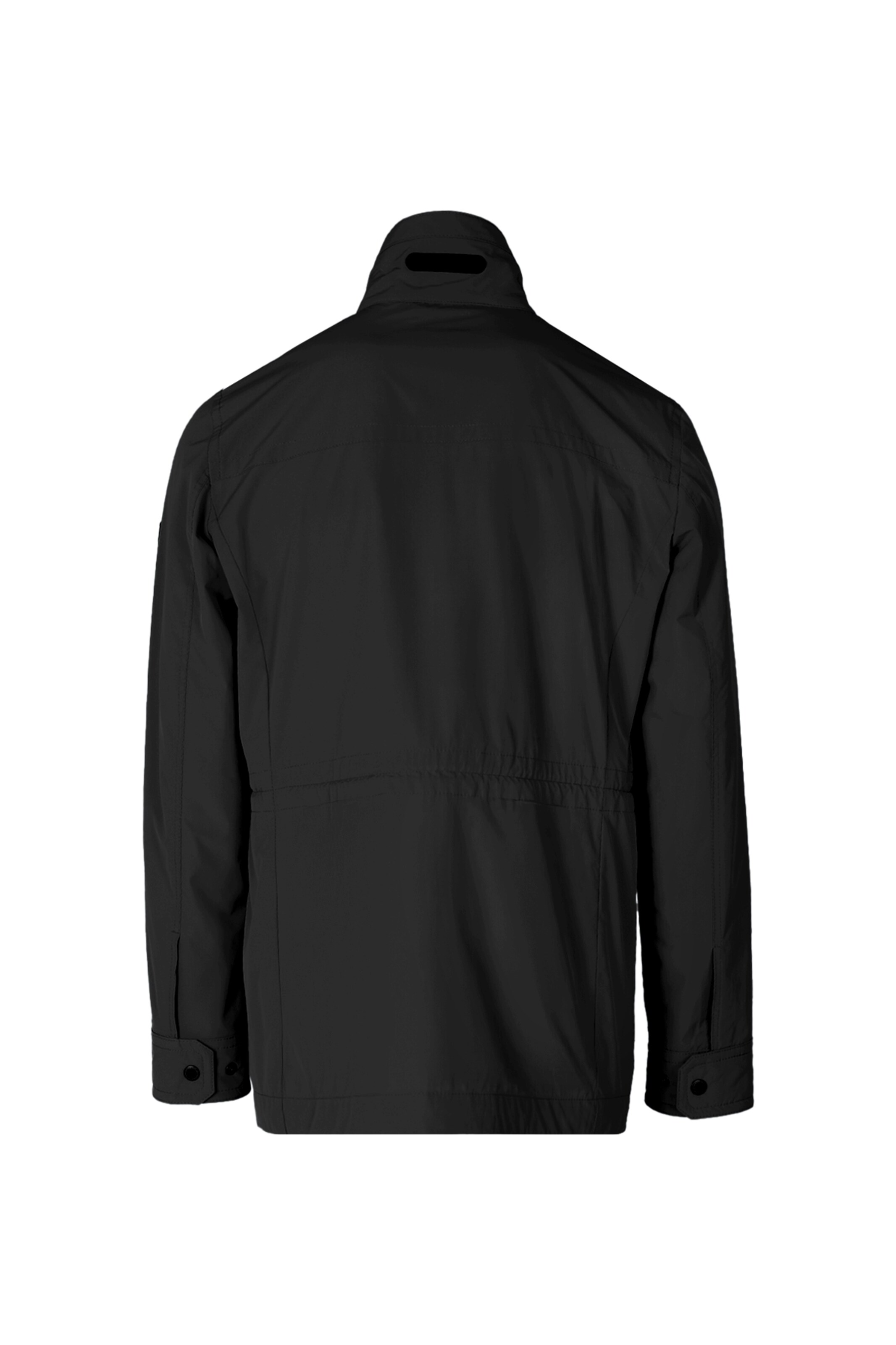 Lufian Jacke FREDDIE, Übergangsjacke mit Stehkragen und Brusttasche in Schwarz