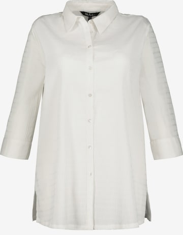 Ulla Popken Blouse in Wit: voorkant