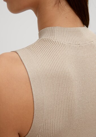 COMMA Knitted Top in Brown