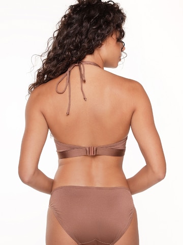 LingaDore Bygelfri Bikiniöverdel i brun