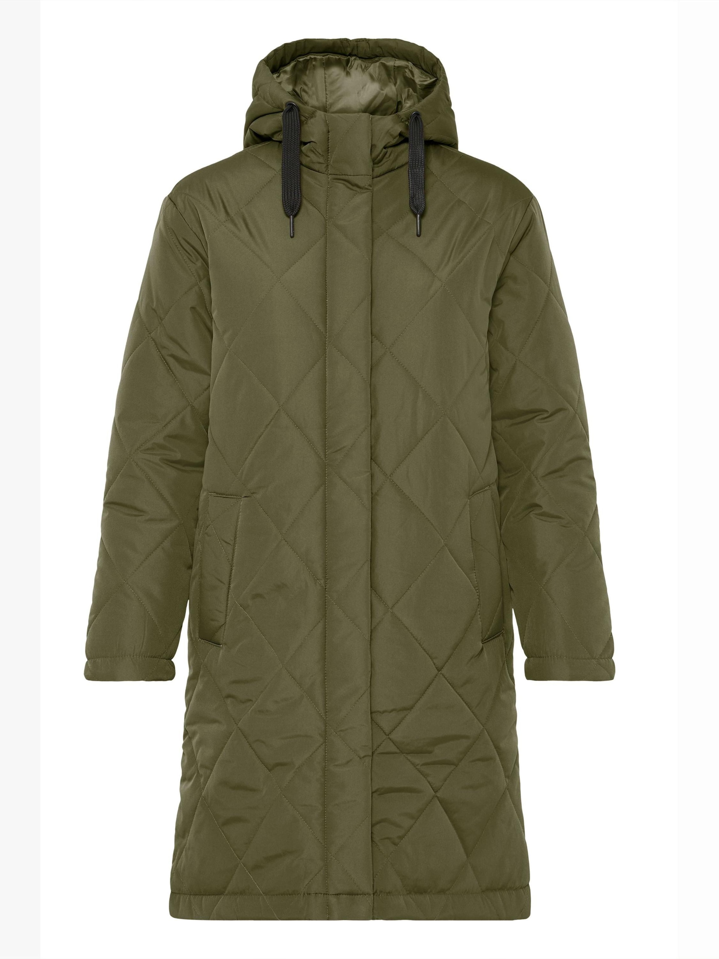 Oxmo Casaco meia-estação ' OXBMMBELIS LONG JACKET ' em verde escuro, Vista do artigo