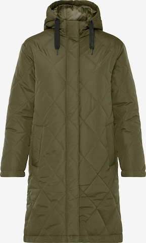 Giacca di mezza stagione ' OXBMMBELIS LONG JACKET ' di Oxmo in verde: frontale