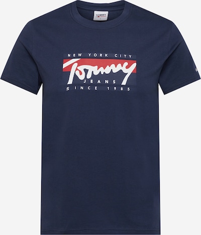 Tricou Tommy Jeans pe albastru închis / roșu / alb, Vizualizare produs