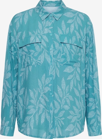 Studio Untold Blouse in Groen: voorkant