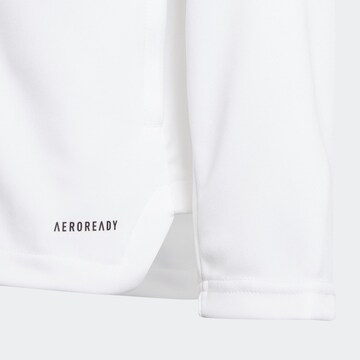 ADIDAS PERFORMANCE Skinny Athletic Jacket in White