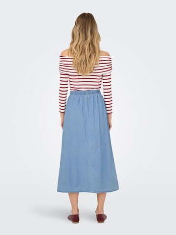 Jupe 'ONLNova' ONLY en bleu