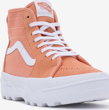 Sneaker înalt 'Sentry' de la VANS pe portocaliu