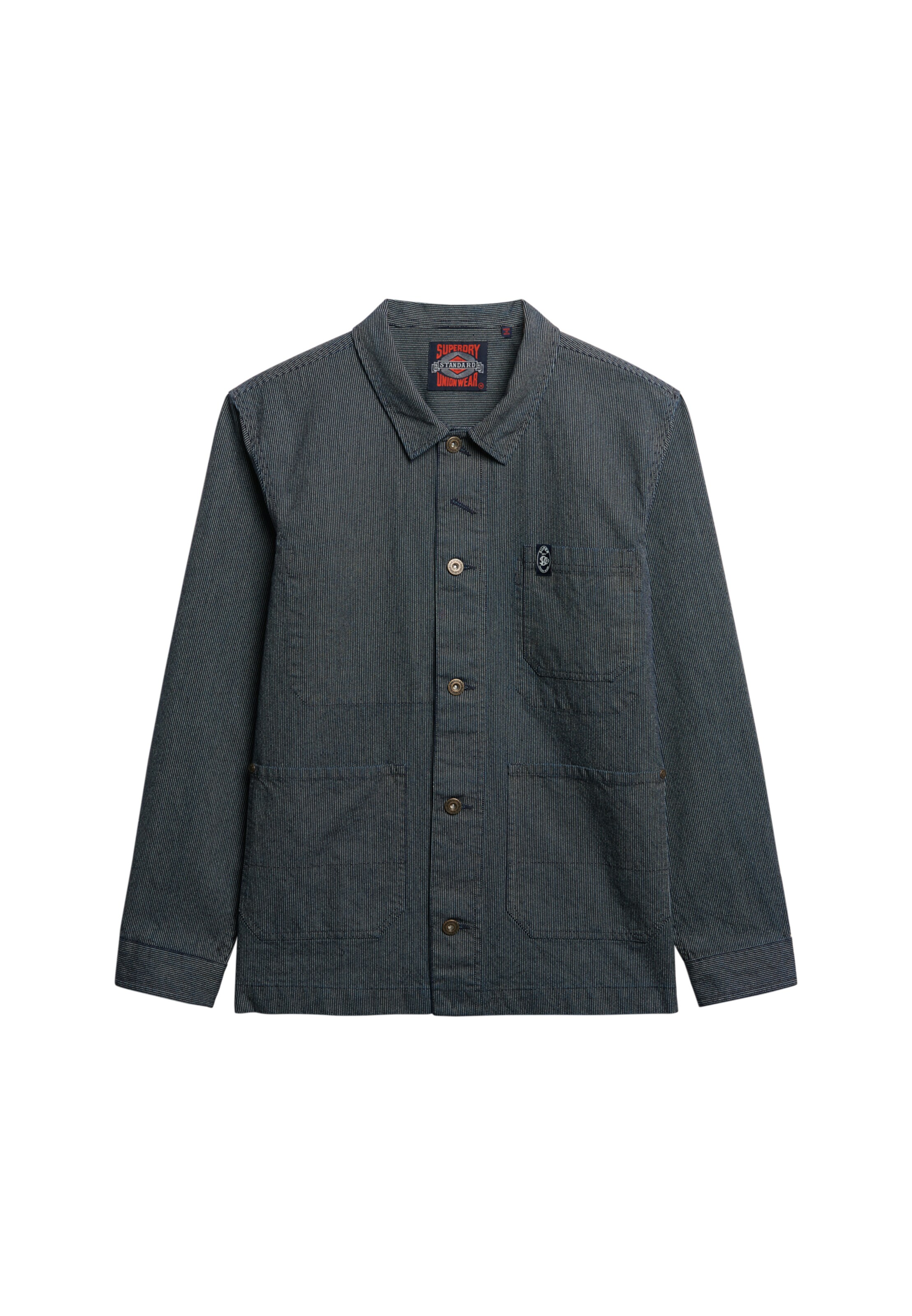 Veste mi-saison Superdry en bleu : devant