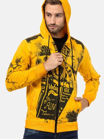 CIPO & BAXX Sweatvest in Geel