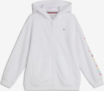 TOMMY HILFIGER Sweatjacke in Weiß: predná strana