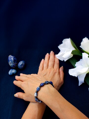 Tiger Treasure Qualität, inspiriert seit 1890 Armband 'Midnight Balance' in Blau