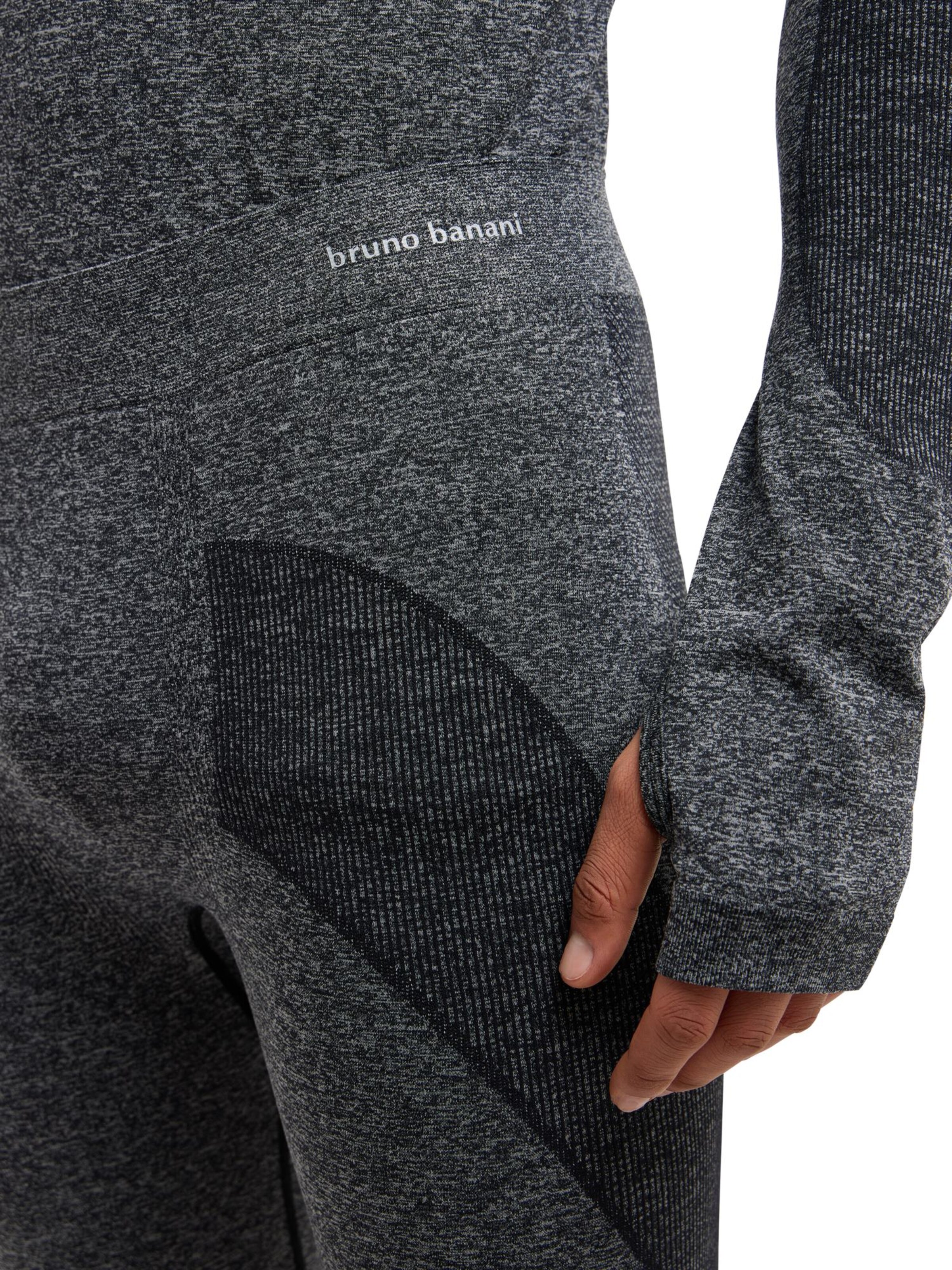 Bruno Banani Lange Unterhose 'CHAMBERS' in Grau