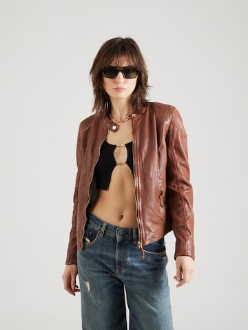 Gipsy Between-Season Jacket 'Aneta' in Brown: front