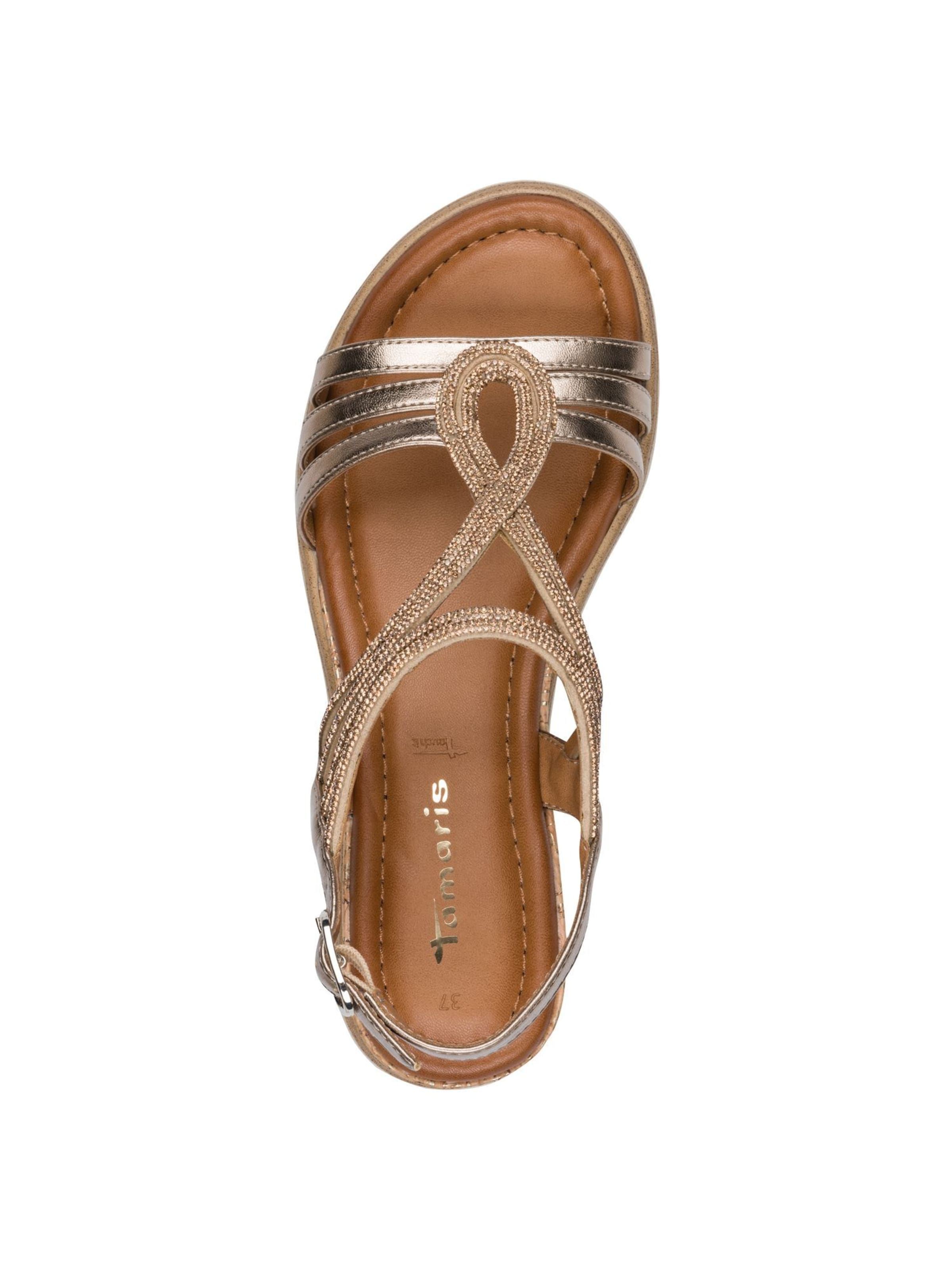 Sandales Tamaris en bronze