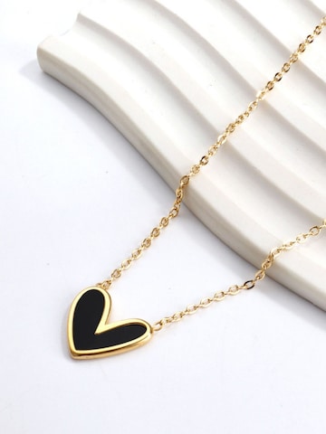 BS Schmuckdesign Necklace 'Warm Love' in Black