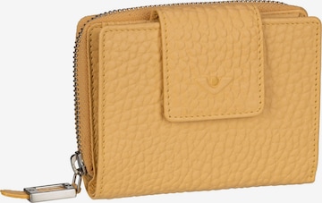 VOi Wallet in Yellow: front