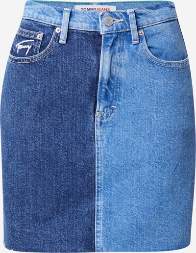 Tommy Jeans Skirt in Blue / Blue denim / White, Item view