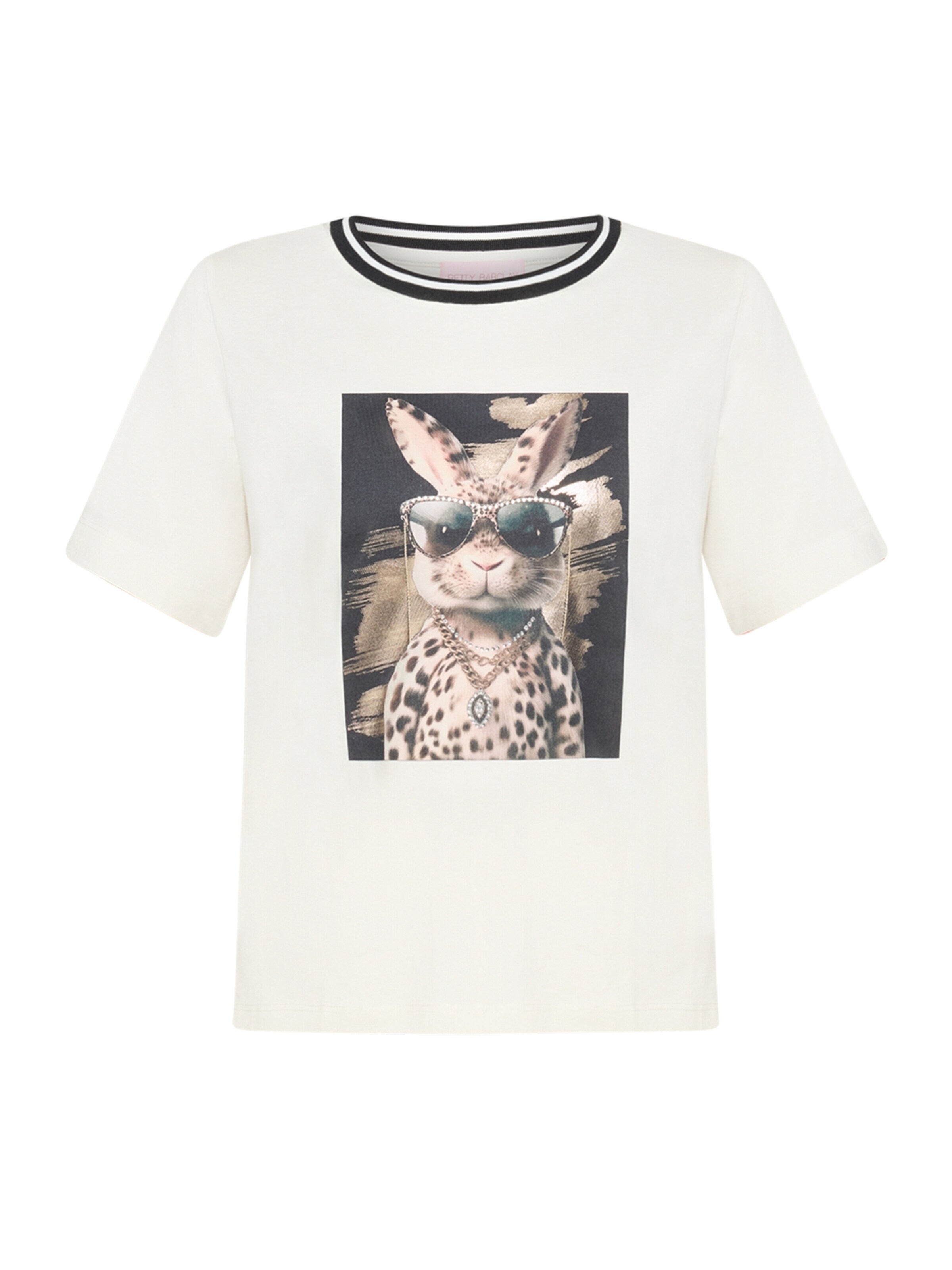 Betty Barclay Basic Shirt mit Aufdruck in Weiß: Vorderseite