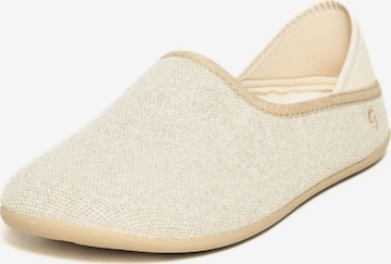 Gottstein Espadrilles 'Espadrille Linen Slip-On' in Beige: Vorderseite